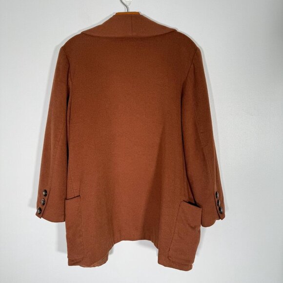 Vintage Dejac Saks-Jandel Wool Angora Cashmere Blazer Coal Old Money Luxury L - Picture 3 of 10